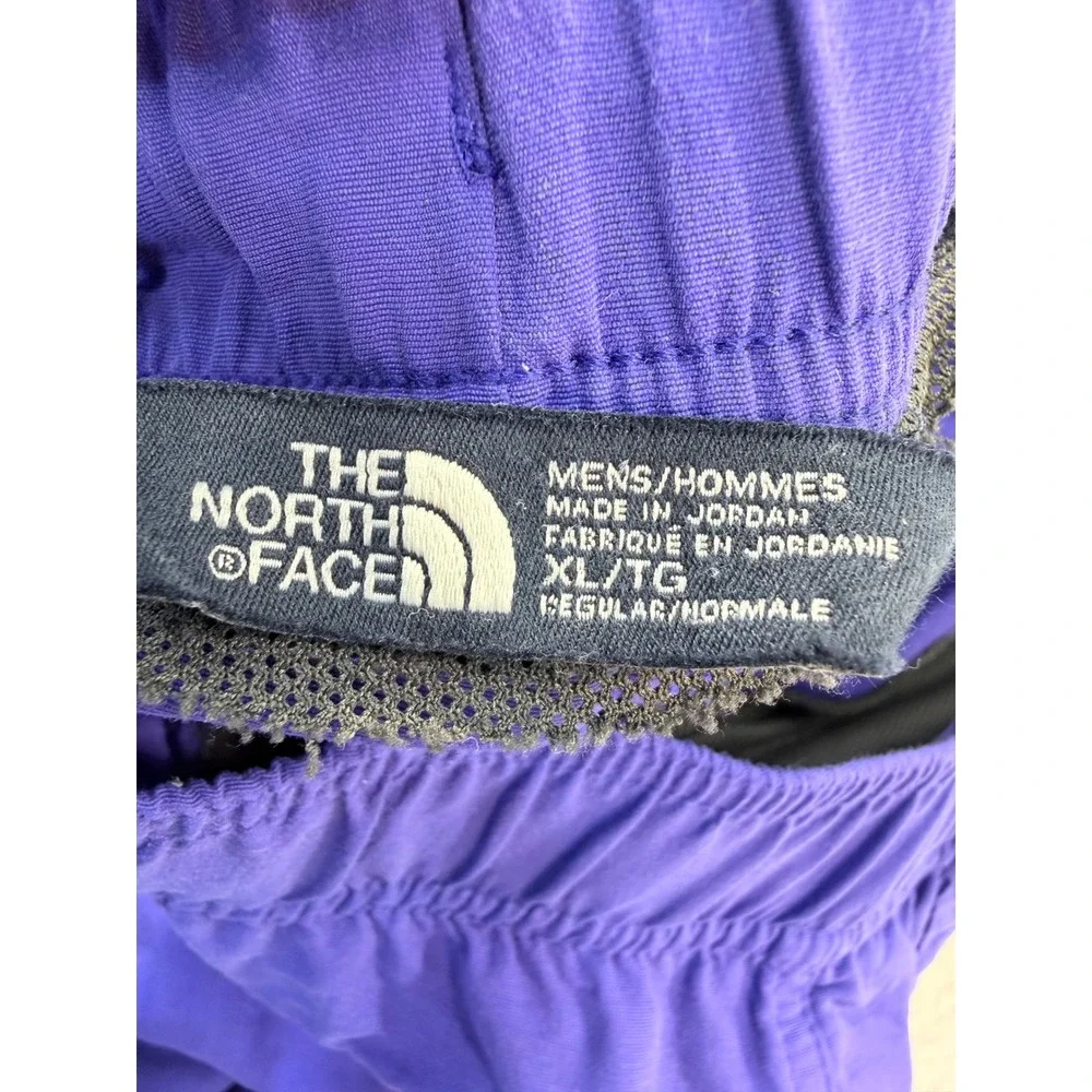 The North Face Mens Purple Athletic Hiking Shorts Elastic Waist Size XL  READ